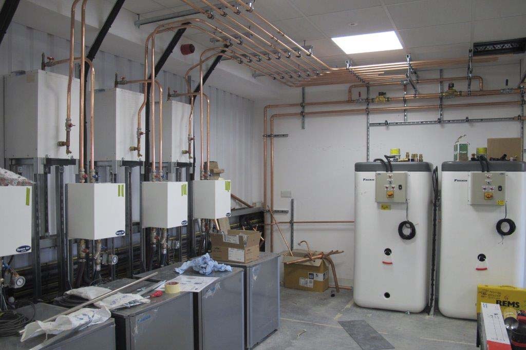 Completed water sytem installation